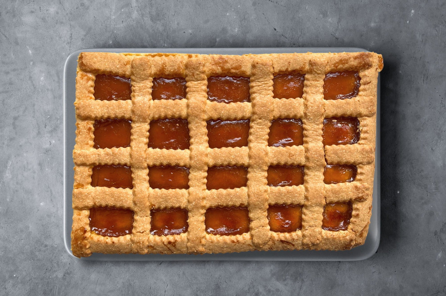 Crostata rettangolare gusto albicocca PROMO