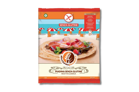 Piadina SENZA GLUTINE (2 a pacco)