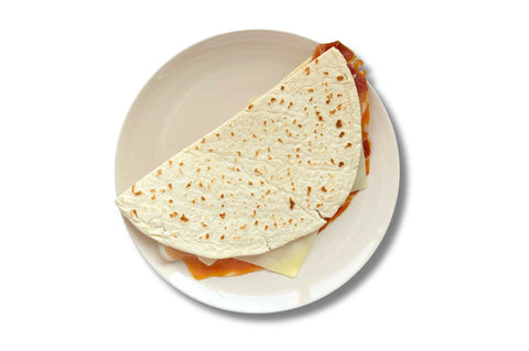 Piadina crudo e mozzarella