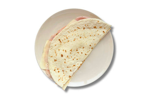 Piadina cotto e formaggio
