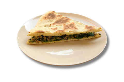 Crescia umbra salsicce e spinaci