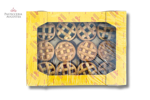 PASTICCERIA AUGUSTEA Mono crostatine Kg 1,2 (conf. 12 pz)