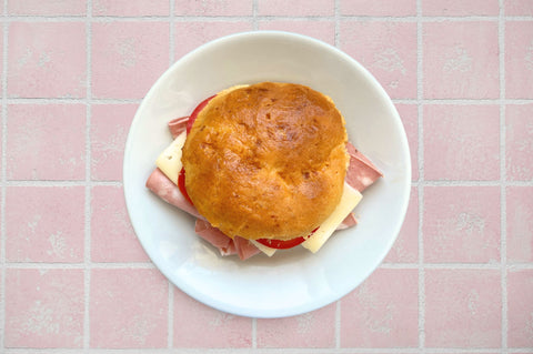 Panino cacio e pepe rotondo