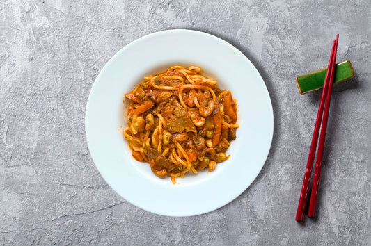 Teriyaki udon e verdurine