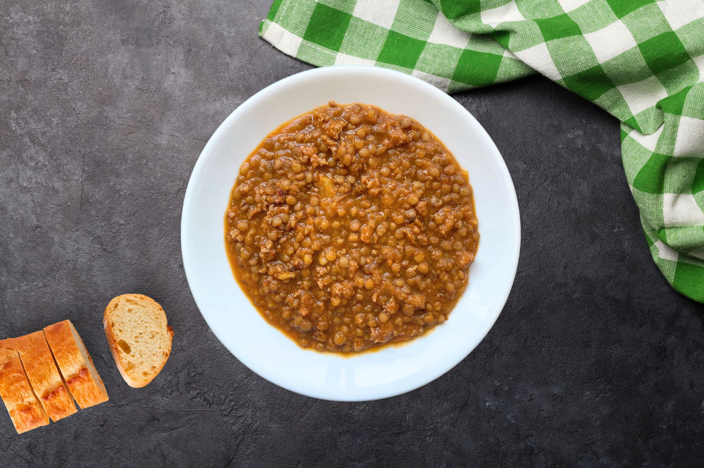 Zuppa di lenticchie e salsiccia