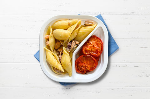 Schiscetta ciabattoni di mare e pomodori