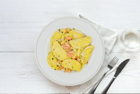 Mezze lune gamberi e salmone 1,5 Kg